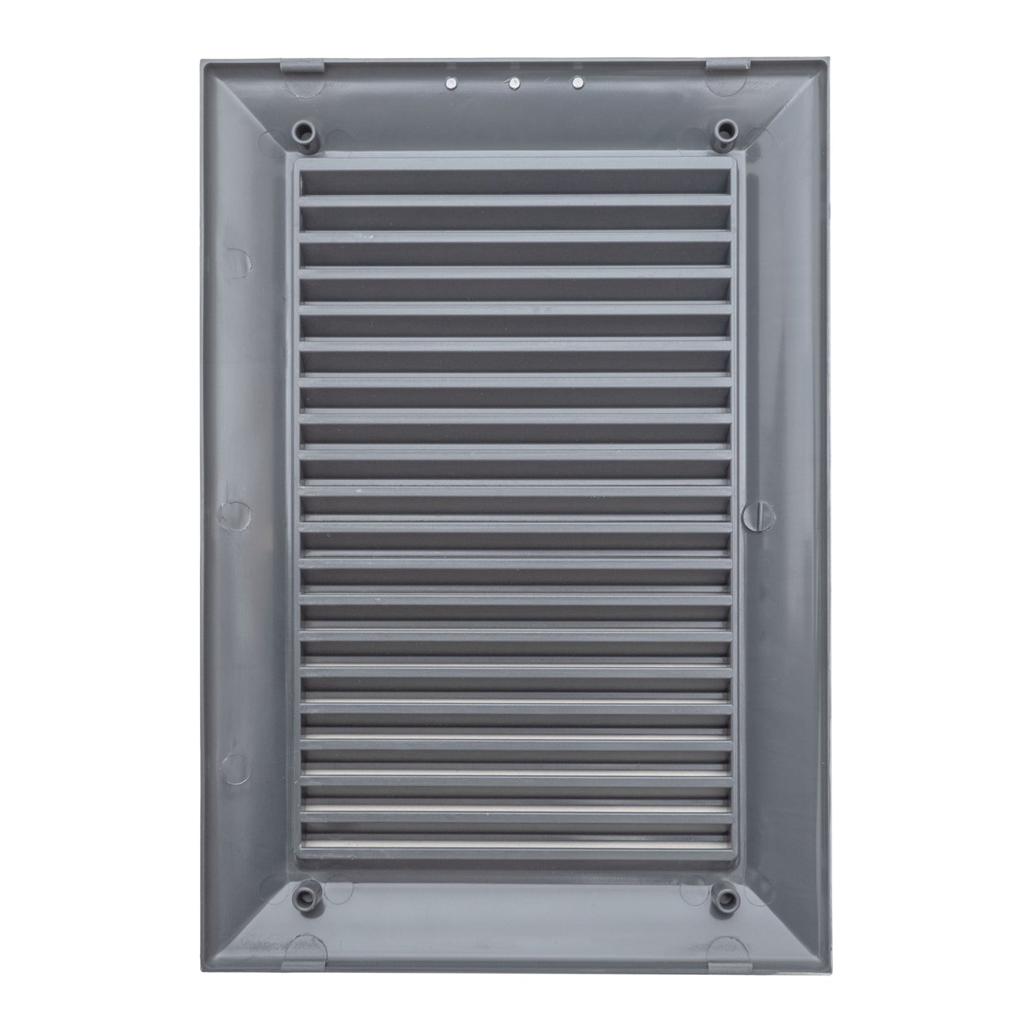 Graphite Duo Smart Louvre Vent 140mm x 210mm with Insect Mesh