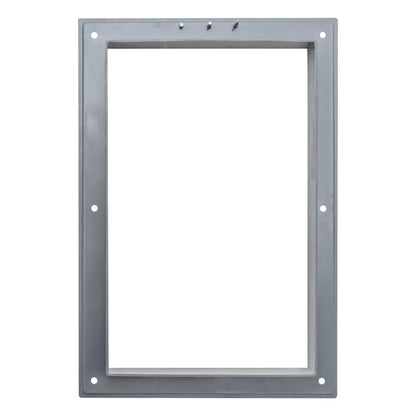 Graphite Duo Smart Louvre Vent 140mm x 210mm with Insect Mesh