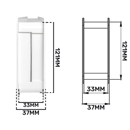 KD Series Louvre Vent for Door, 90mm-445mm