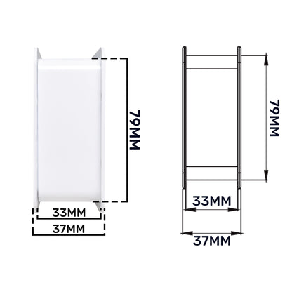 KD Series Louvre Vent for Door, 70mm-450mm