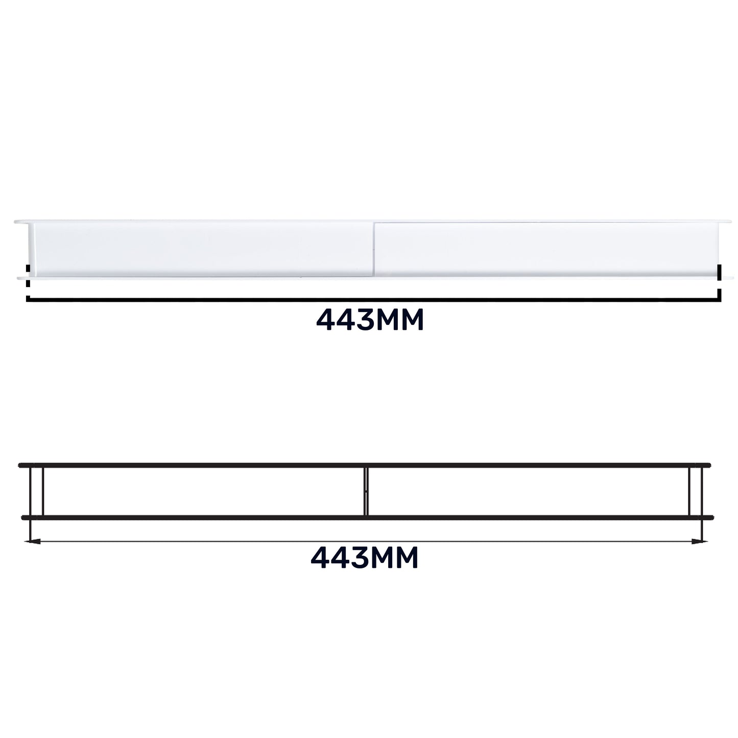 KD Series Louvre Vent for Door, 70mm-450mm