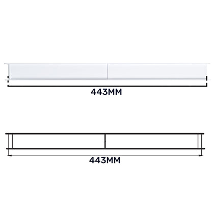 KD Series Louvre Vent for Door, 70mm-450mm