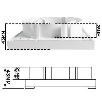 KR100/125 Model Louvre Vent