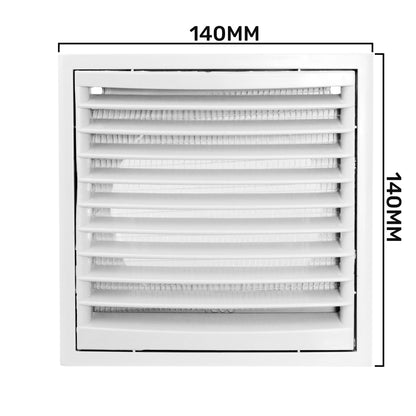 KR100/125 Model Louvre Vent