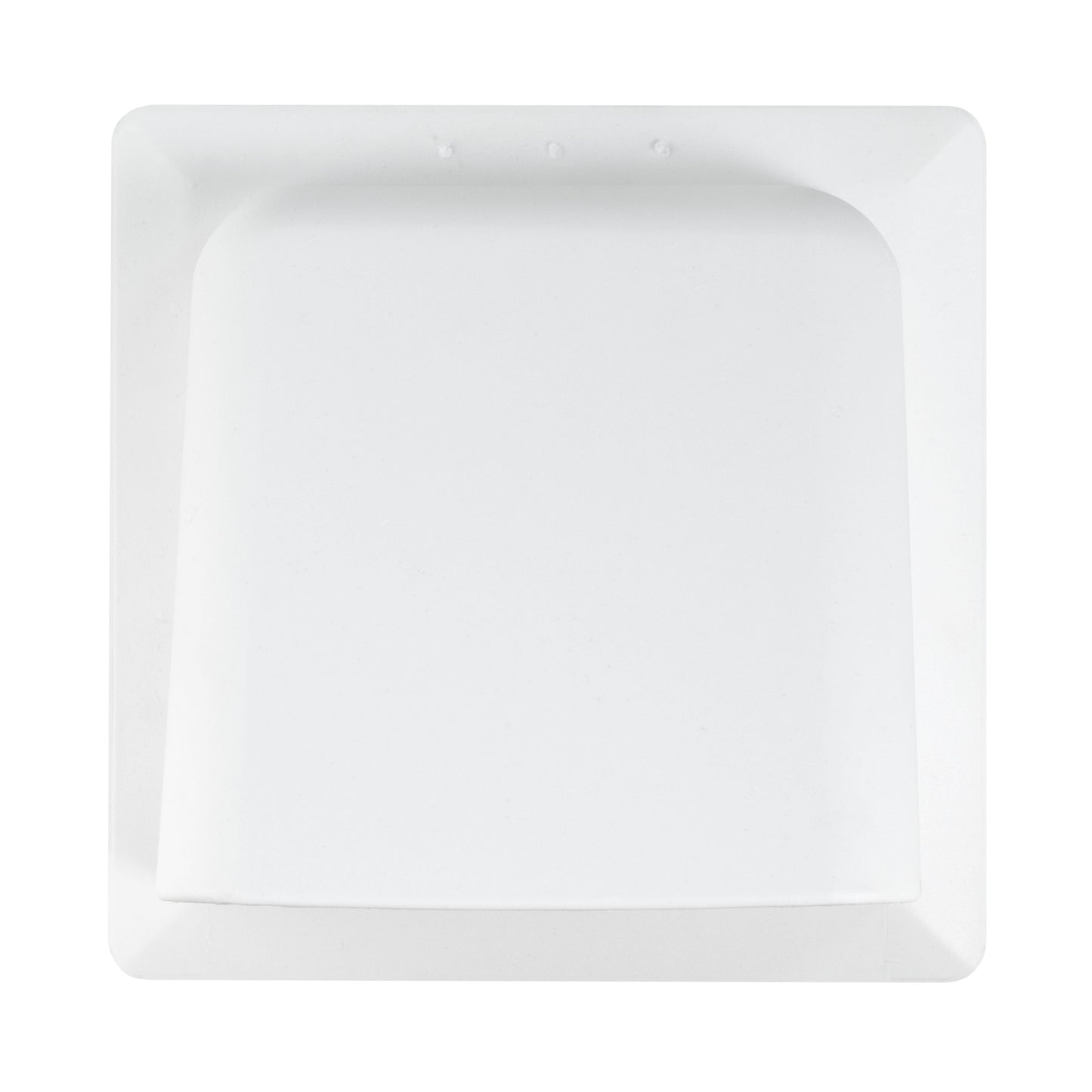 Through-Wall Vent Set with RICO Standard Fan and White Exterior Grille