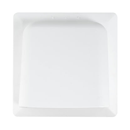 Through-Wall Vent Set with RICO Standard Fan and White Exterior Grille