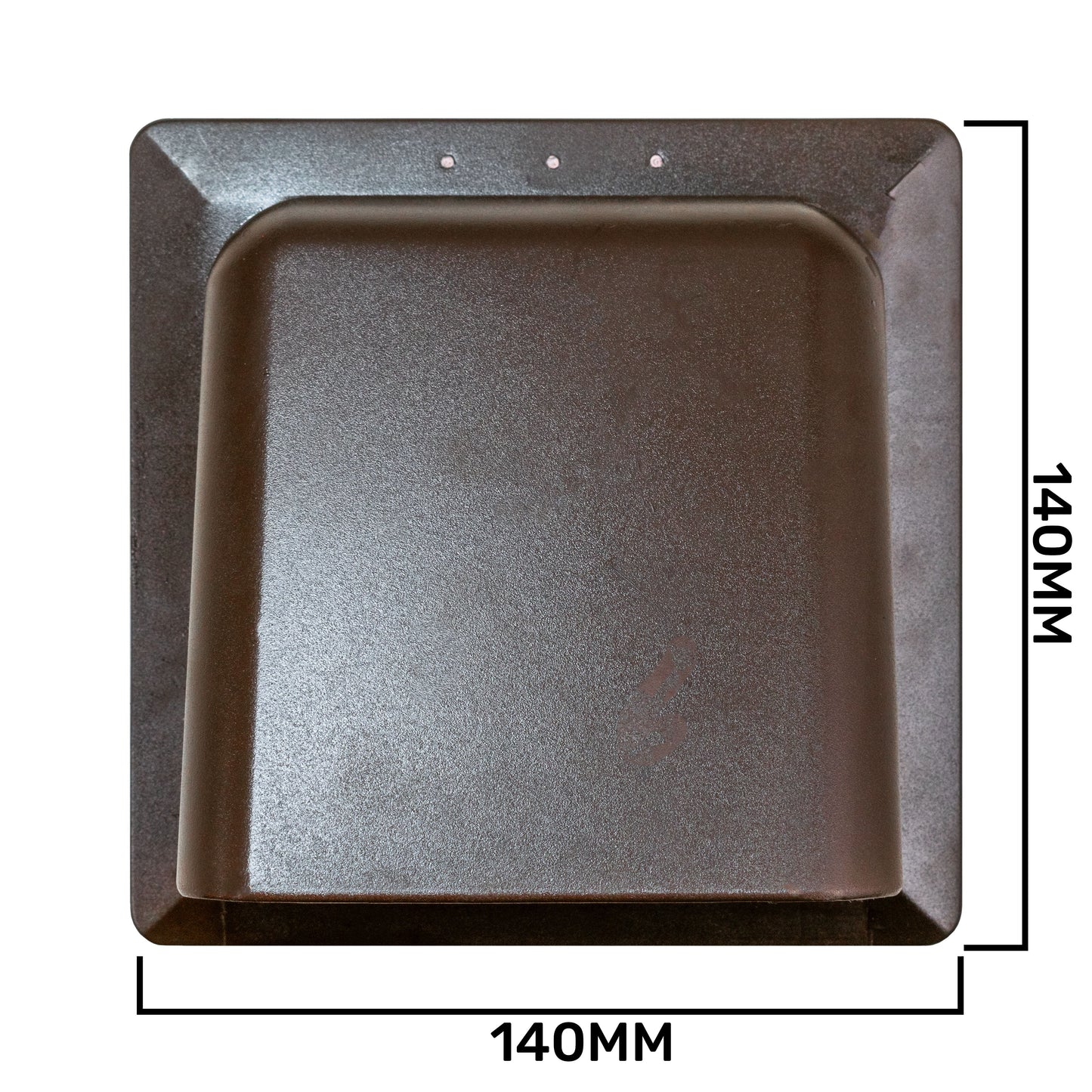 KRD/100B Brown External Louvre Vent, fi100mm
