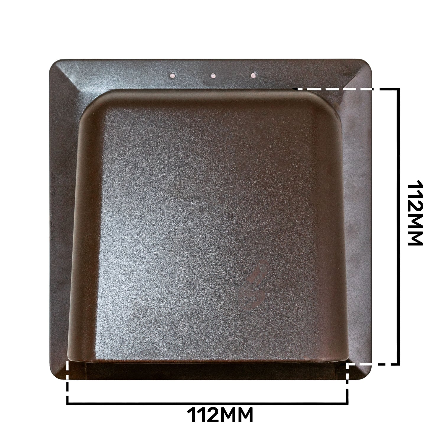 KRD/100B Brown External Louvre Vent, fi100mm