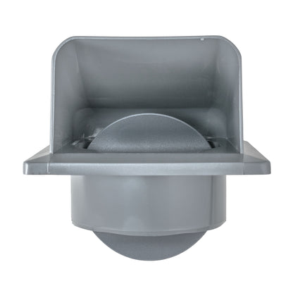 Through-Wall Vent Set with RICO Standard Fan and Graphite Exterior Grille