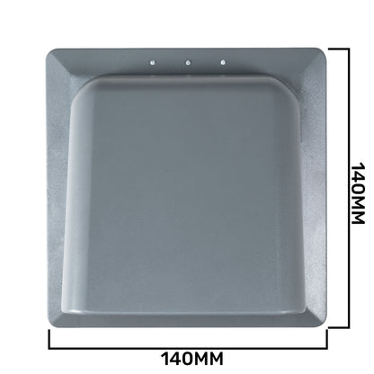 KRD/100G Graphite External Louvre Vent, fi100mm