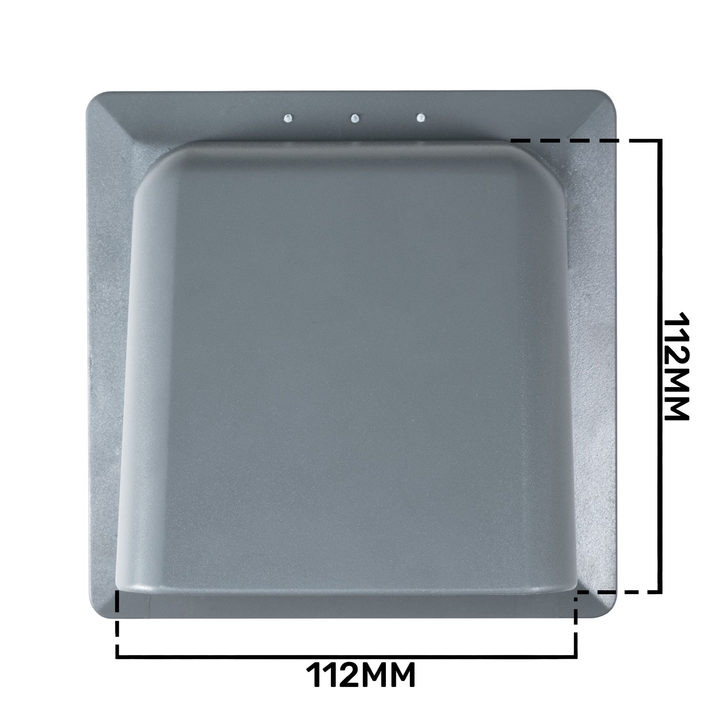 KRD/100G Graphite External Louvre Vent, fi100mm