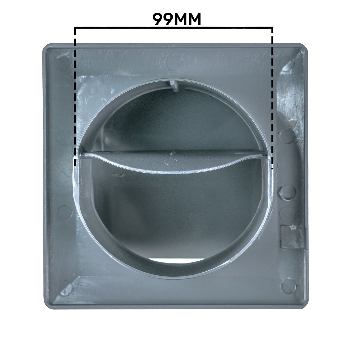 KRD/100G Graphite External Louvre Vent, fi100mm