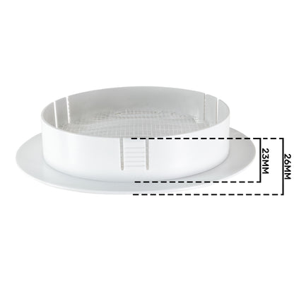 KRO 100 Model Louvre Vent with Insect Mesh