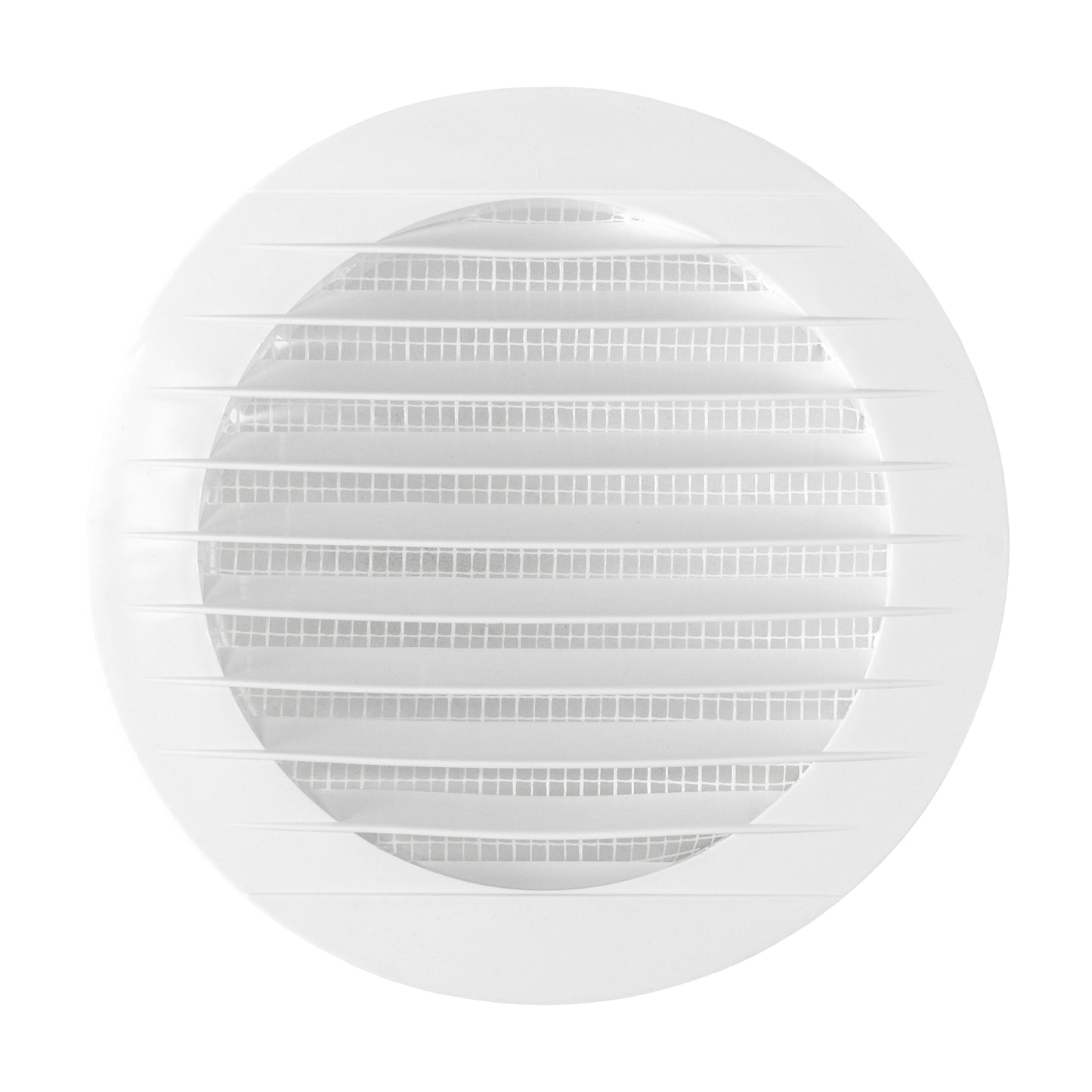 Round Wall Ventilation Set with VC-KRO0184 Internal Grille and Graphite External Cover