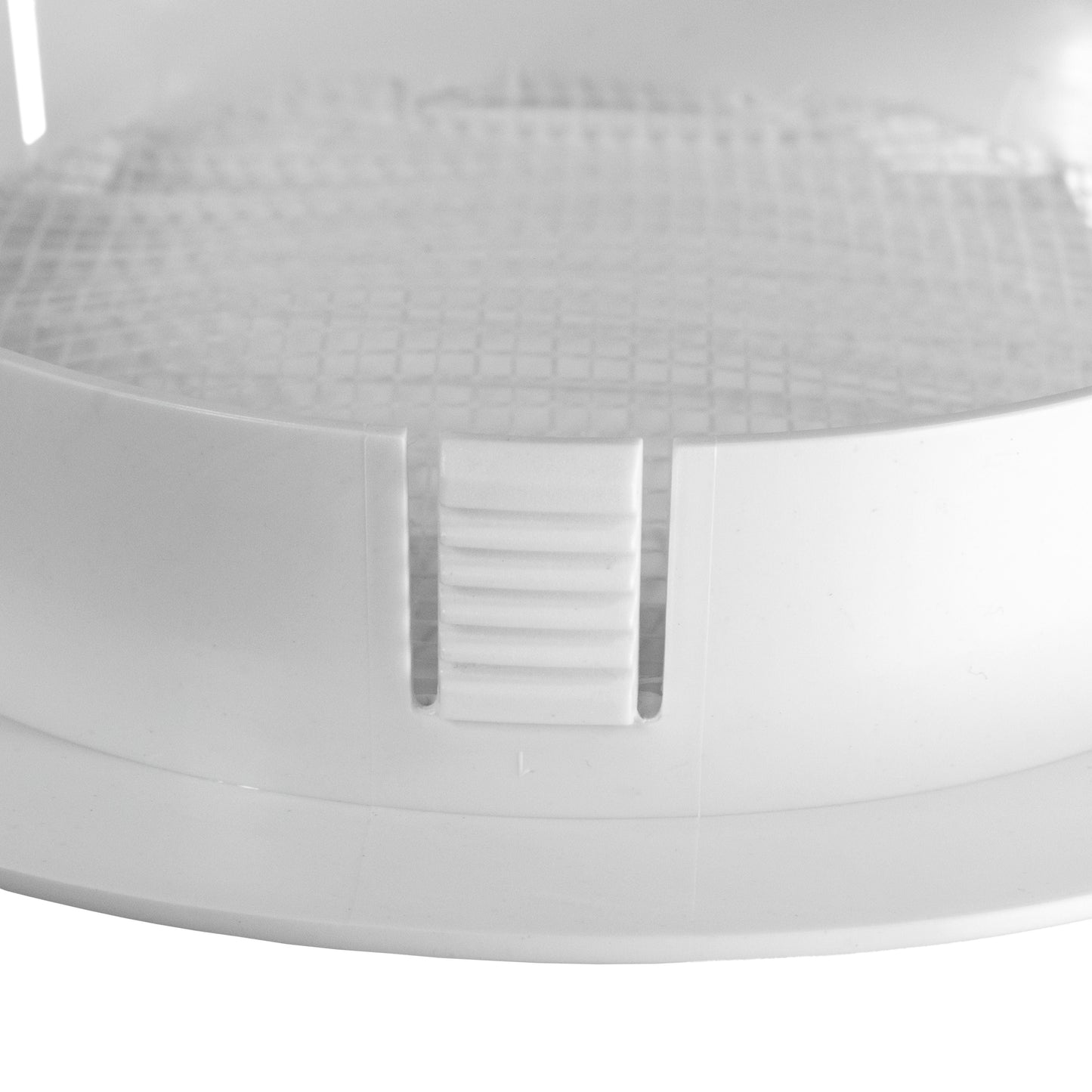 Round Wall Ventilation Set with VC-KRO0184 Internal Grille and Brown External Cover