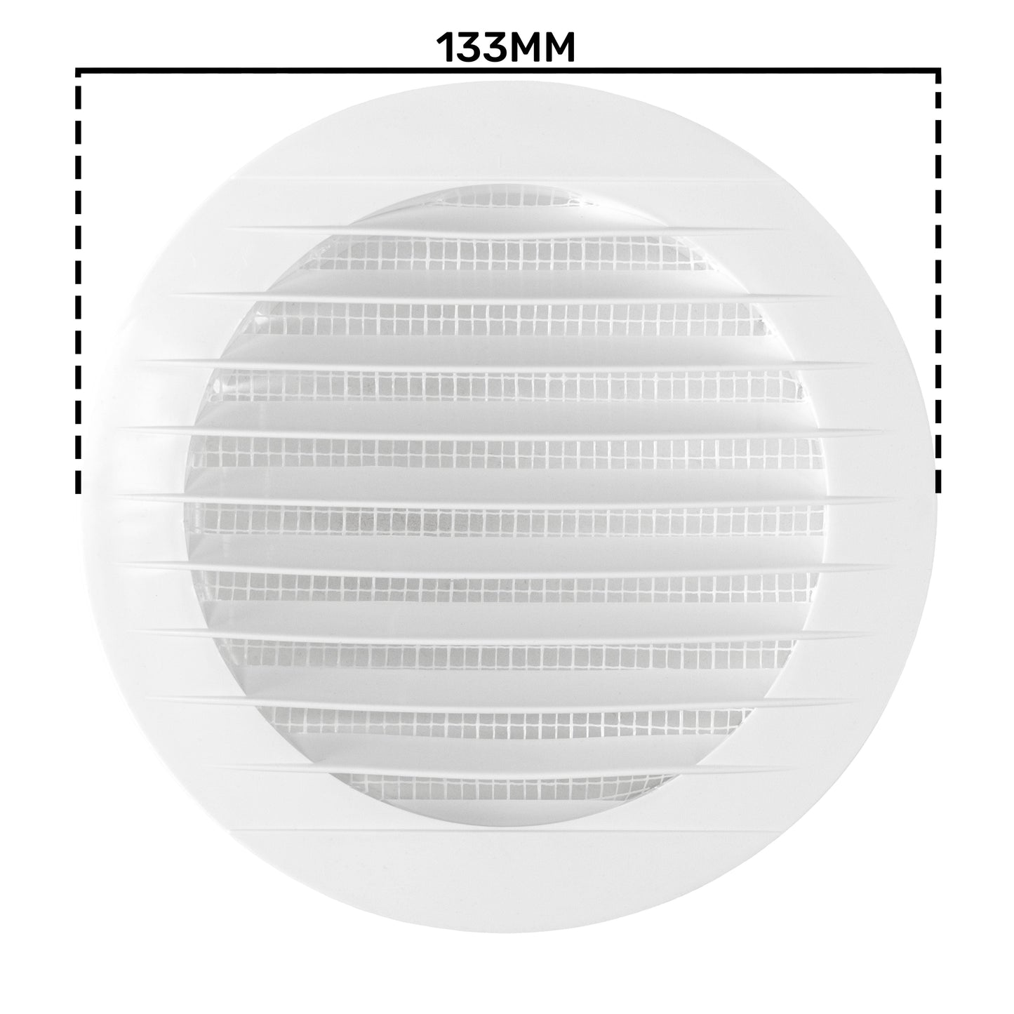 KRO 100 Model Louvre Vent with Insect Mesh