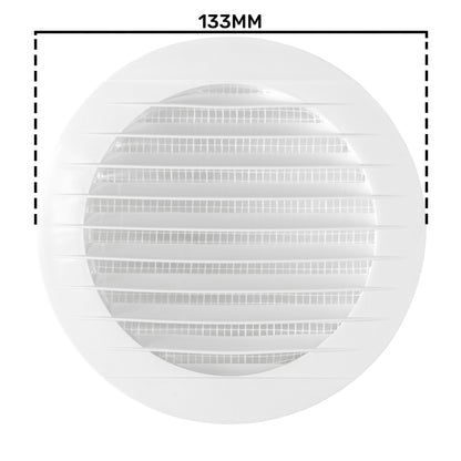 KRO 100 Model Louvre Vent with Insect Mesh