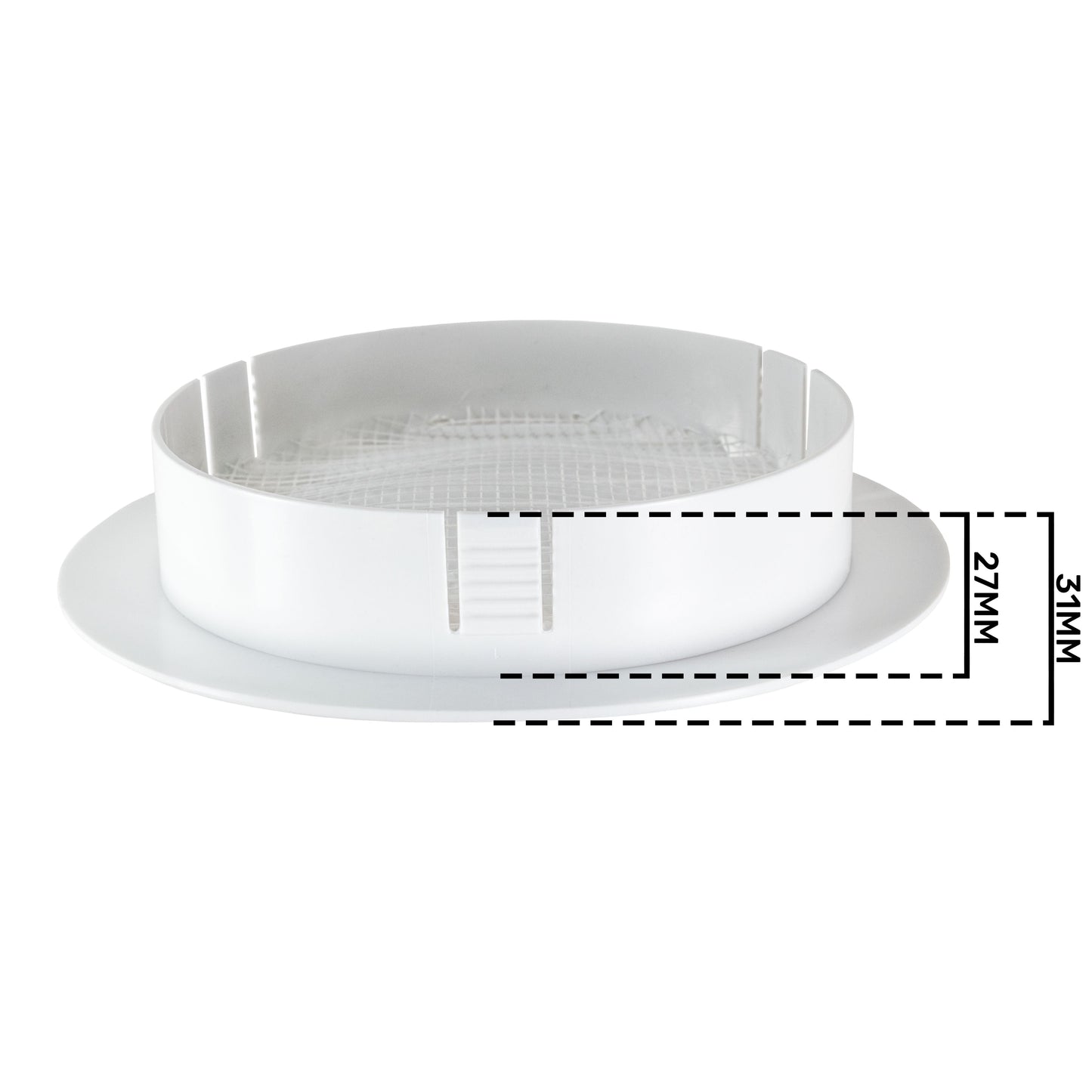 KRO 125 Model Louvre Vent with Insect Mesh