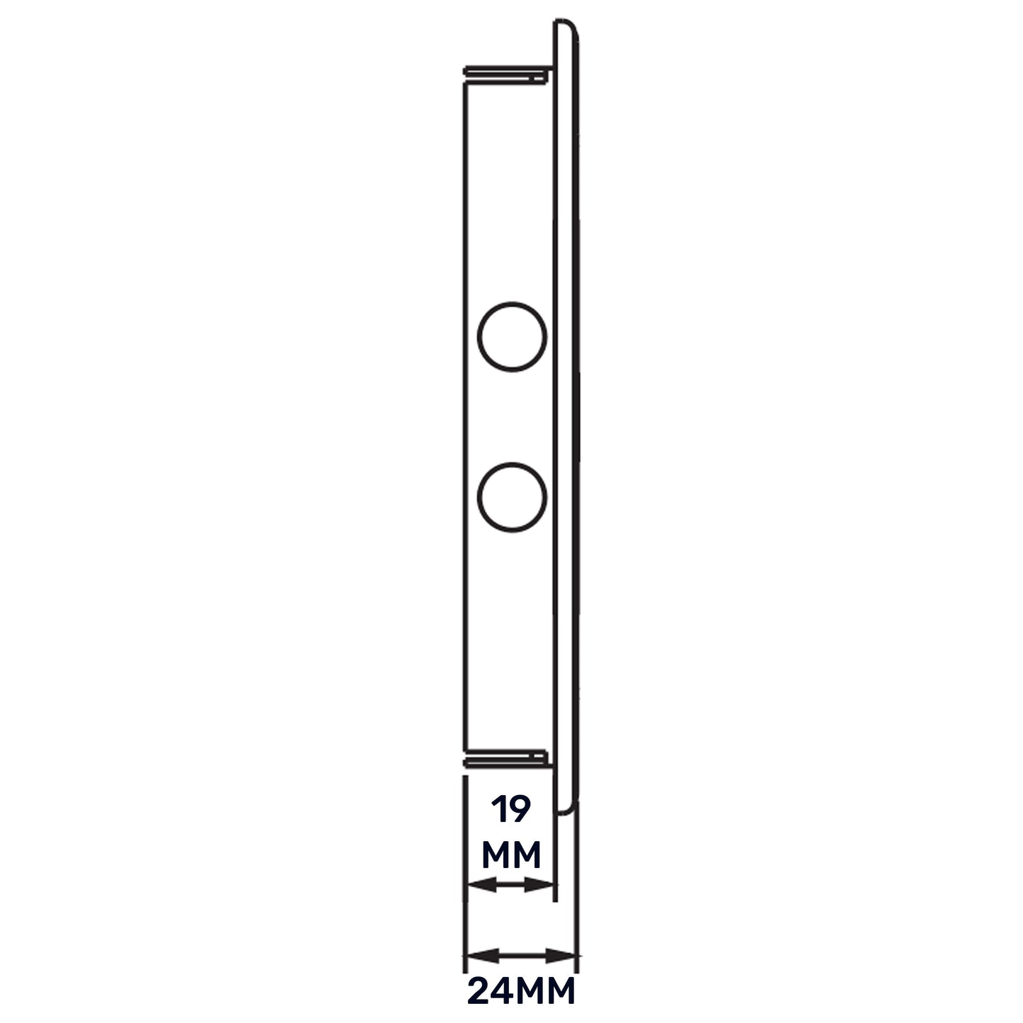 White PP Access Door Panel 150mm x 150mm