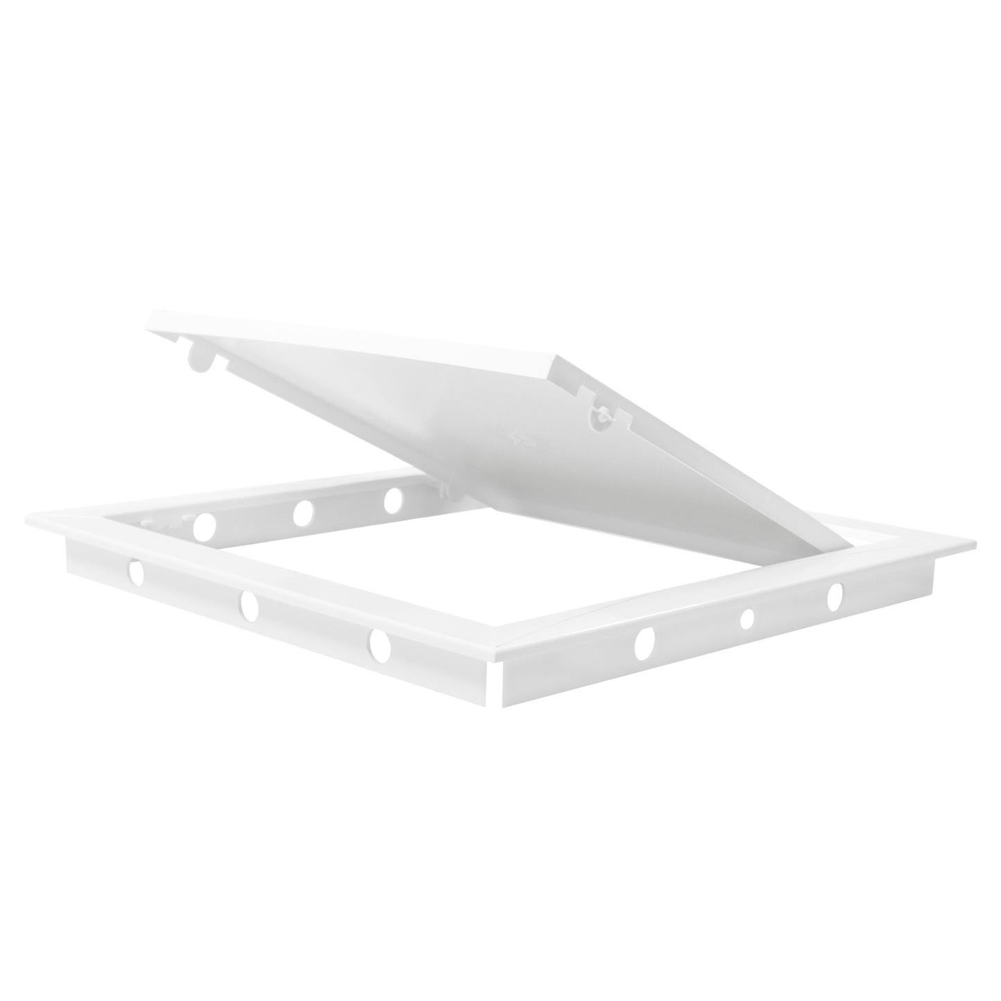 White PP Access Door Panel 150mm x 150mm