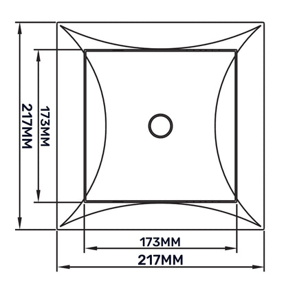 White PP Access Door Panel 200mm x 200mm
