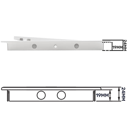 White PP Access Door Panel 200mm x 200mm