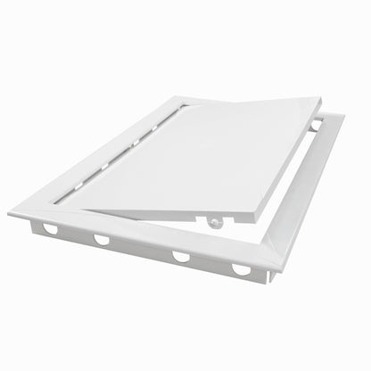 White PP Access Door Panel 300mm x 400mm