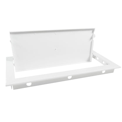 White PP Access Door Panel 150mm x 300mm