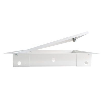 White Metal Access Door Panel with Lock 150mm x 200mm