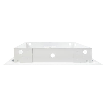 White Metal Access Door Panel with Lock 200mm x 250mm
