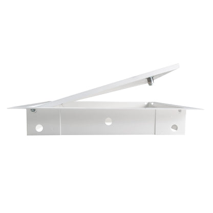 White Metal Access Door Panel with Lock 250mm x 300mm
