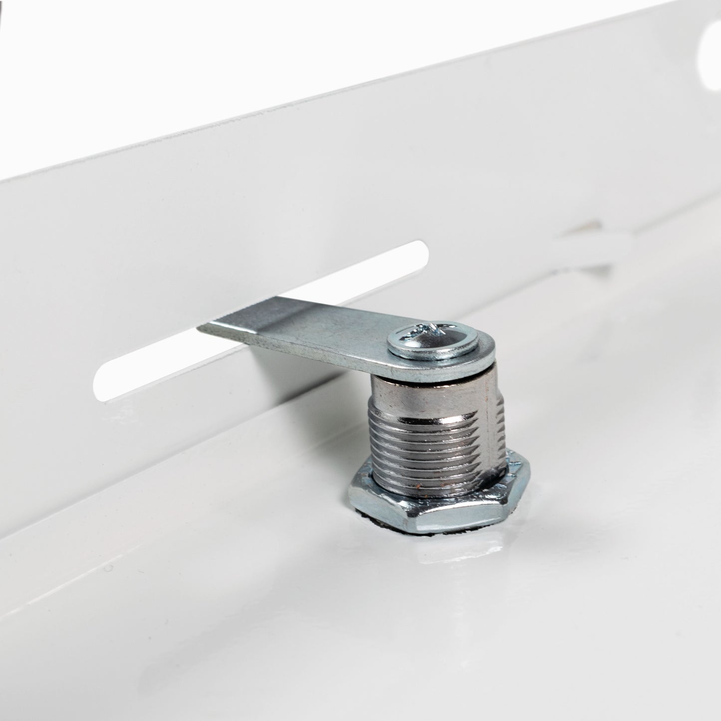 White Metal Access Door Panel with Lock 200mm x 200mm