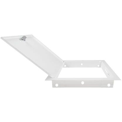 White Metal Access Door Panel with Lock 200mm x 200mm