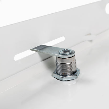 White Metal Access Door Panel with Lock 500mm x 500mm