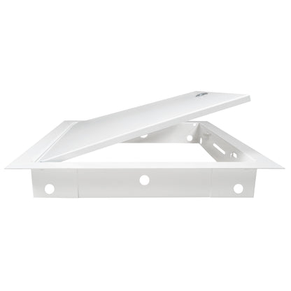 White Metal Access Door Panel with Lock 300mm x 300mm
