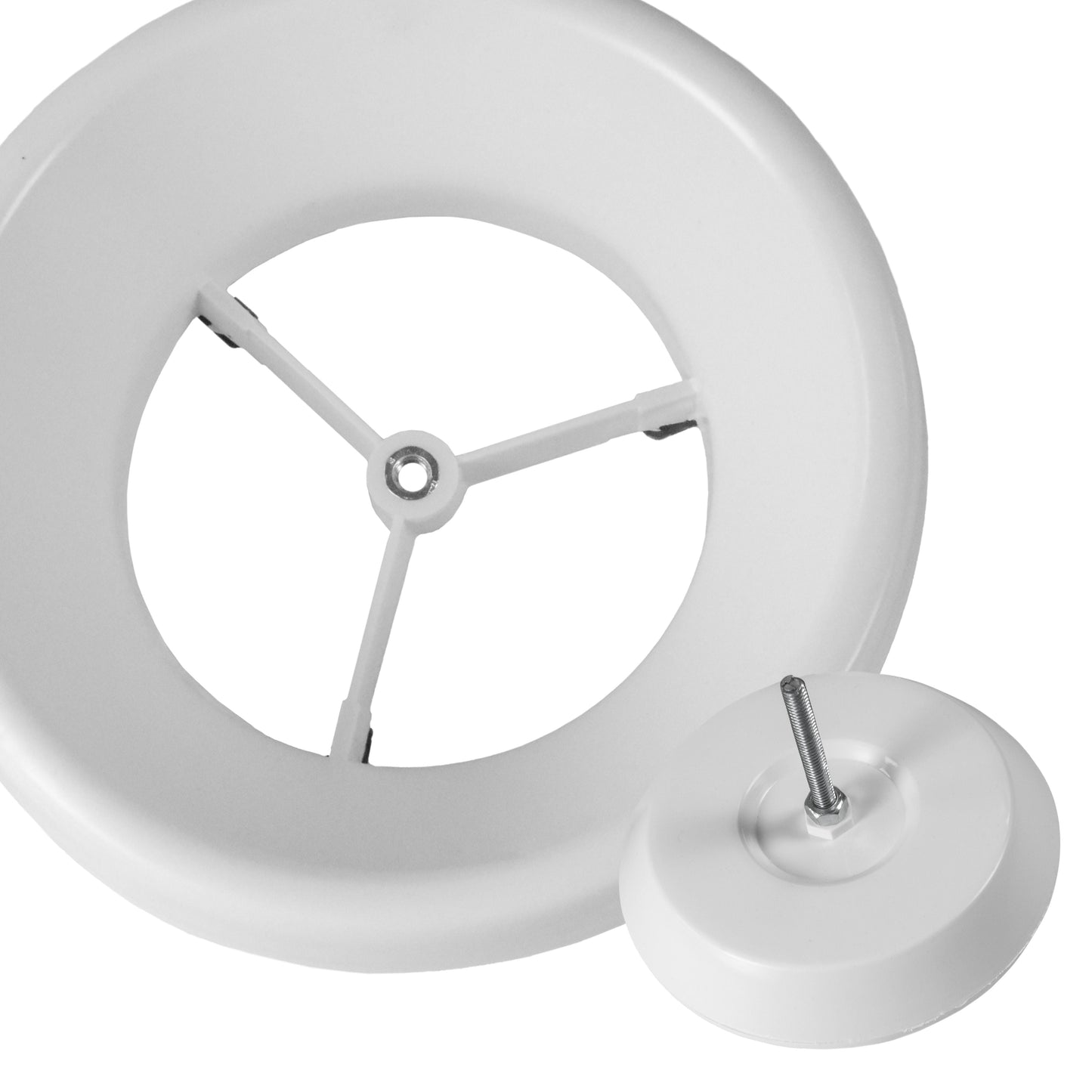 150mm ABS White Ceiling Extractor Valve