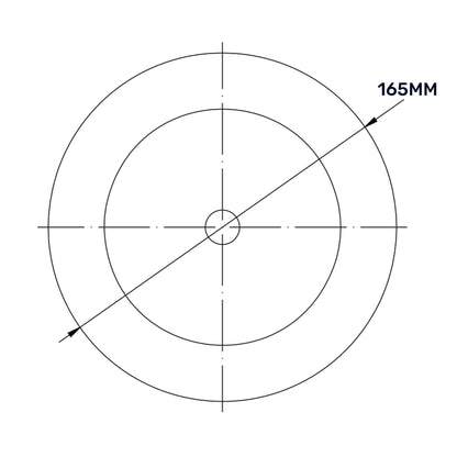 Anemostat SV White Metal Ceiling Extract Valve 125mm