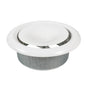 Anemostat SV White Metal Ceiling Extract Valve 125mm
