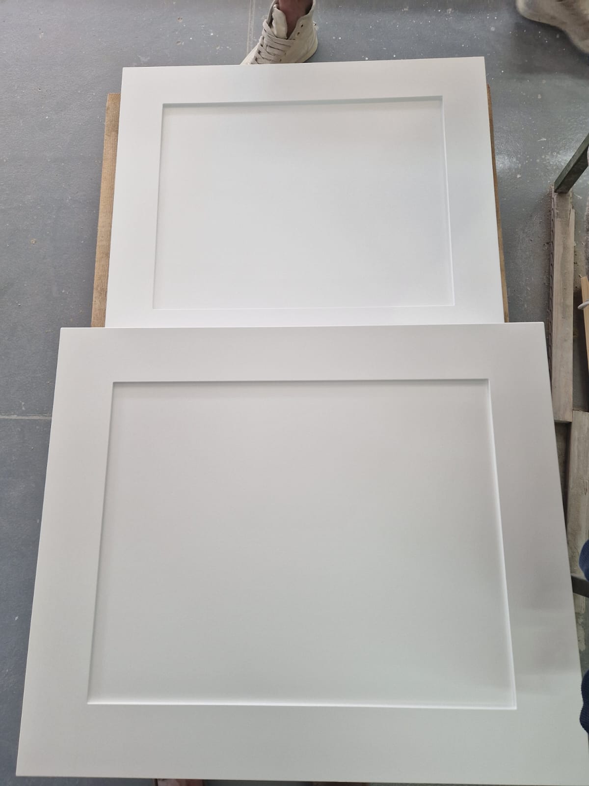 Replacement Kitchen Cabinet Door Shaker 85mm Frame Primed or Raw MDF