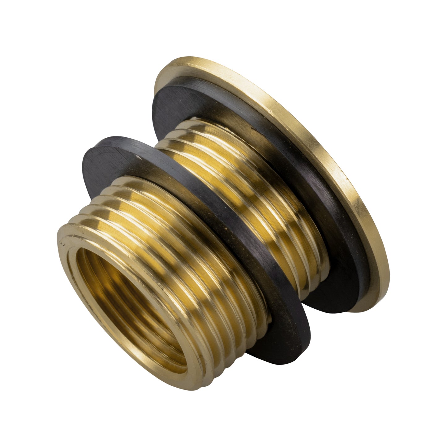 Brass Water Butt Connector 3/4" BSP Male to 1/2" BSP Female with Drill Bit