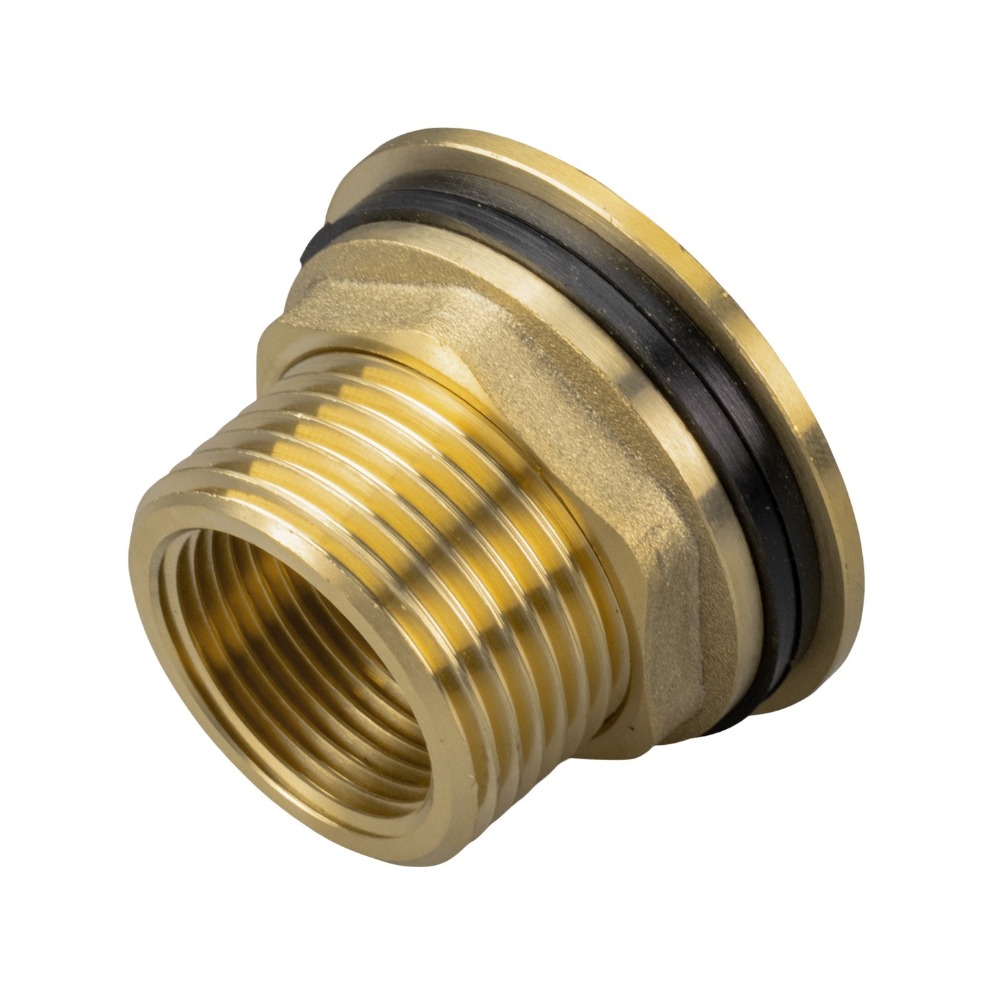 Brass Water Butt Connector 3/4" BSP Male to 1/2" BSP Female with Drill Bit