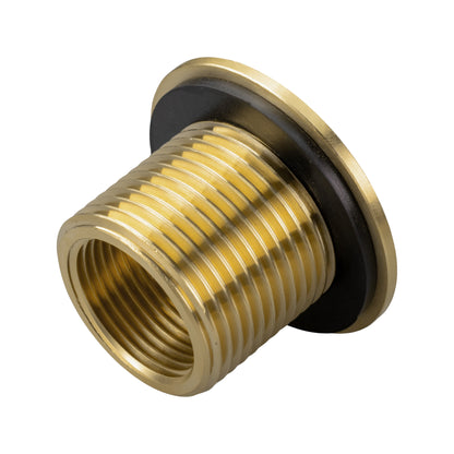 Brass Water Butt Connector 1" BSP Male to ¾" BSP Female with Drill Bit