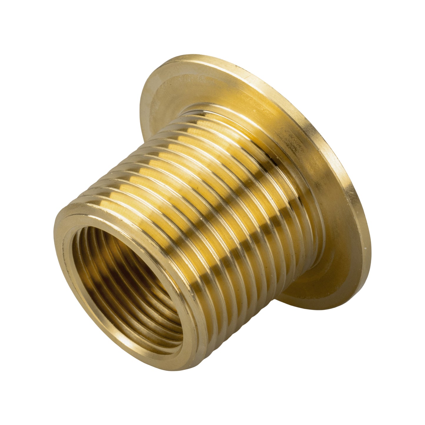 Brass Water Butt Connector 1" BSP Male to ¾" BSP Female with Drill Bit