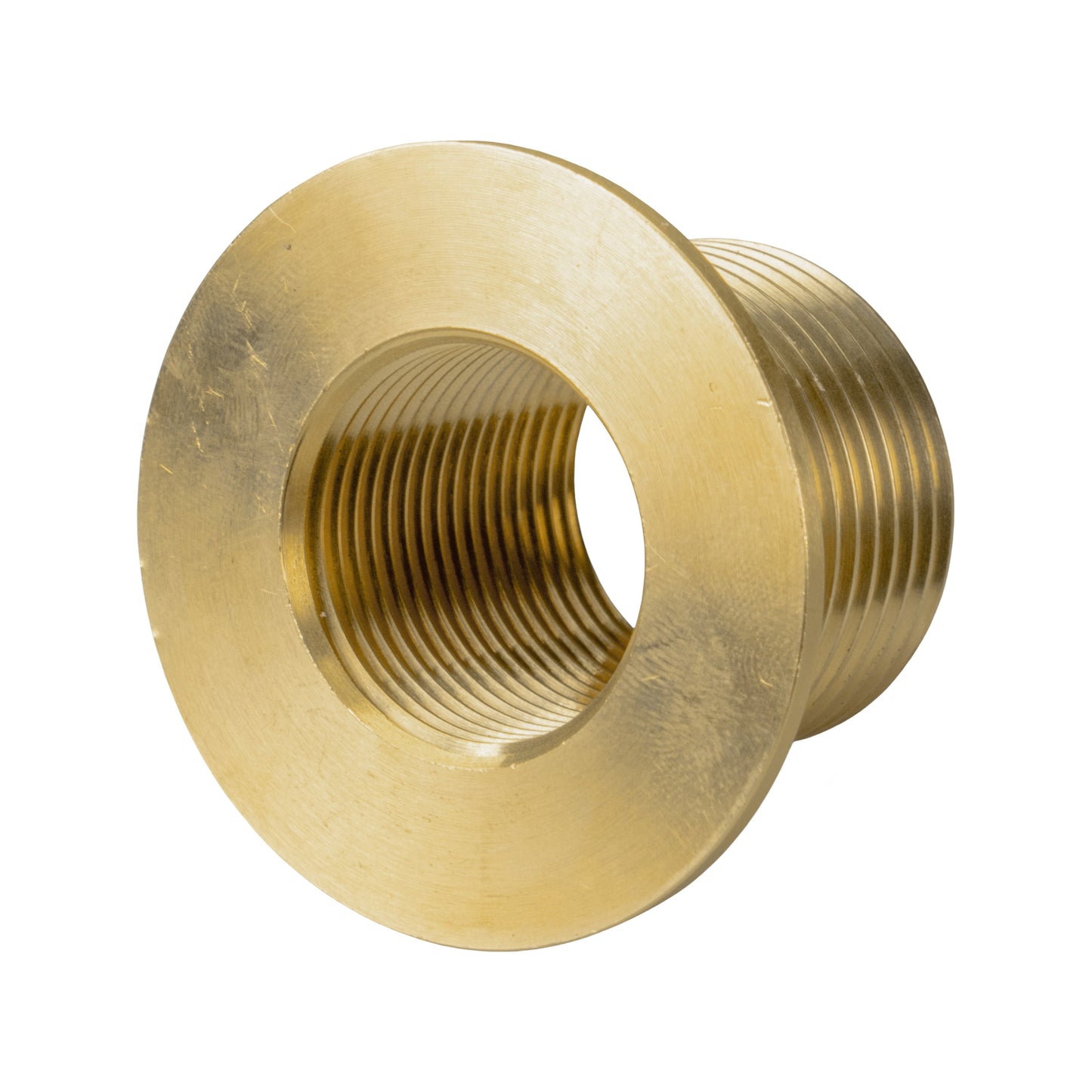 Brass Water Butt Connector 1" BSP Male to ¾" BSP Female with Drill Bit