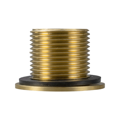 Brass Water Butt Connector 1" BSP Male to ¾" BSP Female with Drill Bit