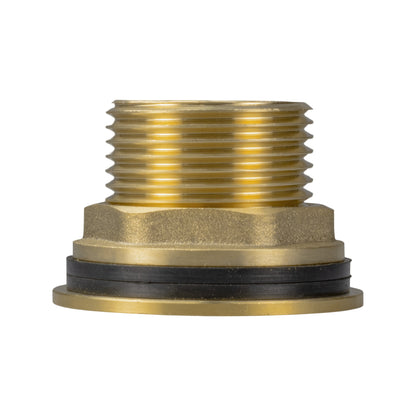 Brass Water Butt Connector 1" BSP Male to ¾" BSP Female with Drill Bit