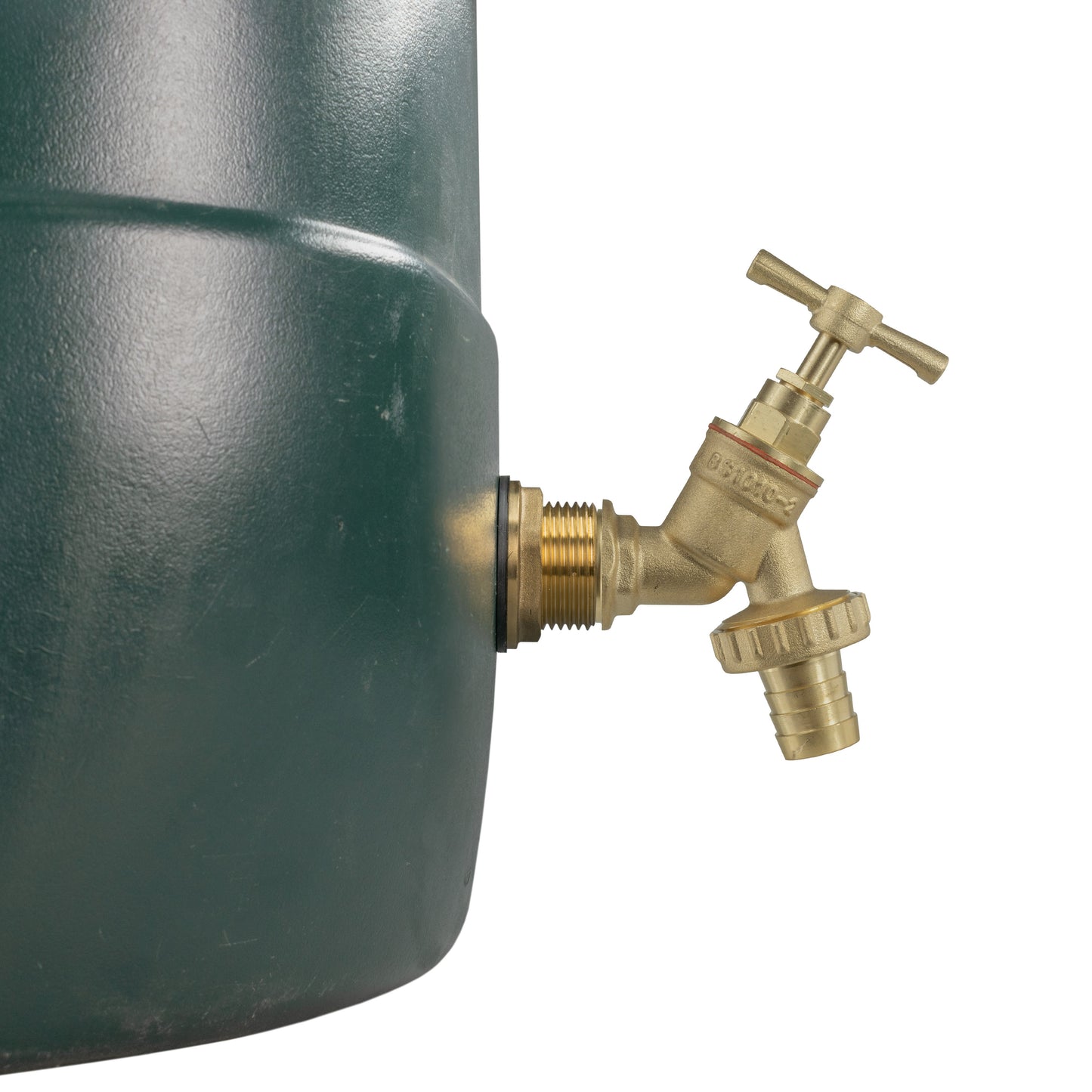 3/4" Brass Water Butt Set with Barbed Brass Tap and Drill Bit