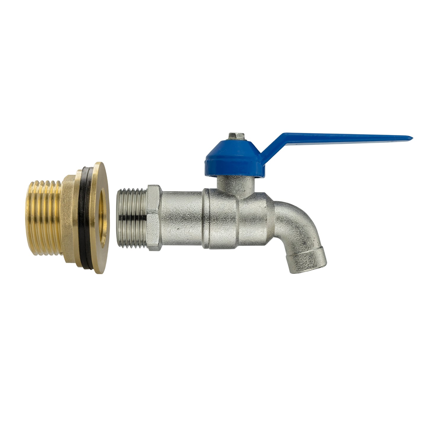 3/4" Brass Water Butt Set with Basic Lever Tap & Drill Bit