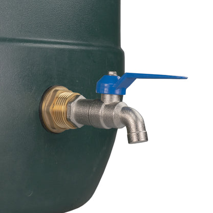 3/4" Brass Water Butt Set with Basic Lever Tap & Drill Bit