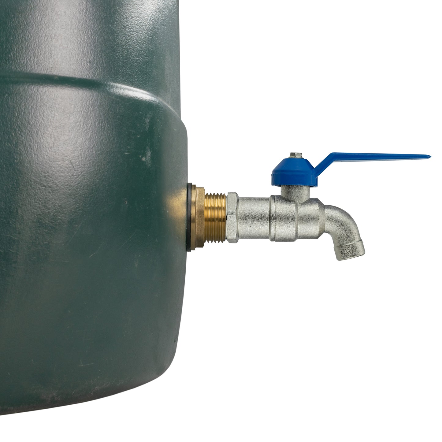 3/4" Brass Water Butt Set with Basic Lever Tap & Drill Bit